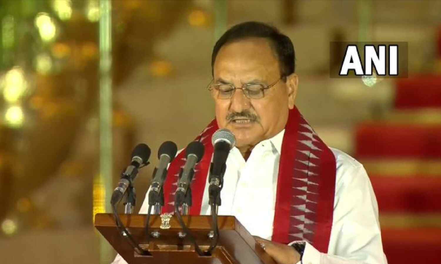 BJP leader JP Nadda takes oath as a Union Cabinet... ... Modi 3.0 new Cabinet HIGHLIGHTS: Narendra Modi takes oath as PM for third time, 72 ministers sworn in