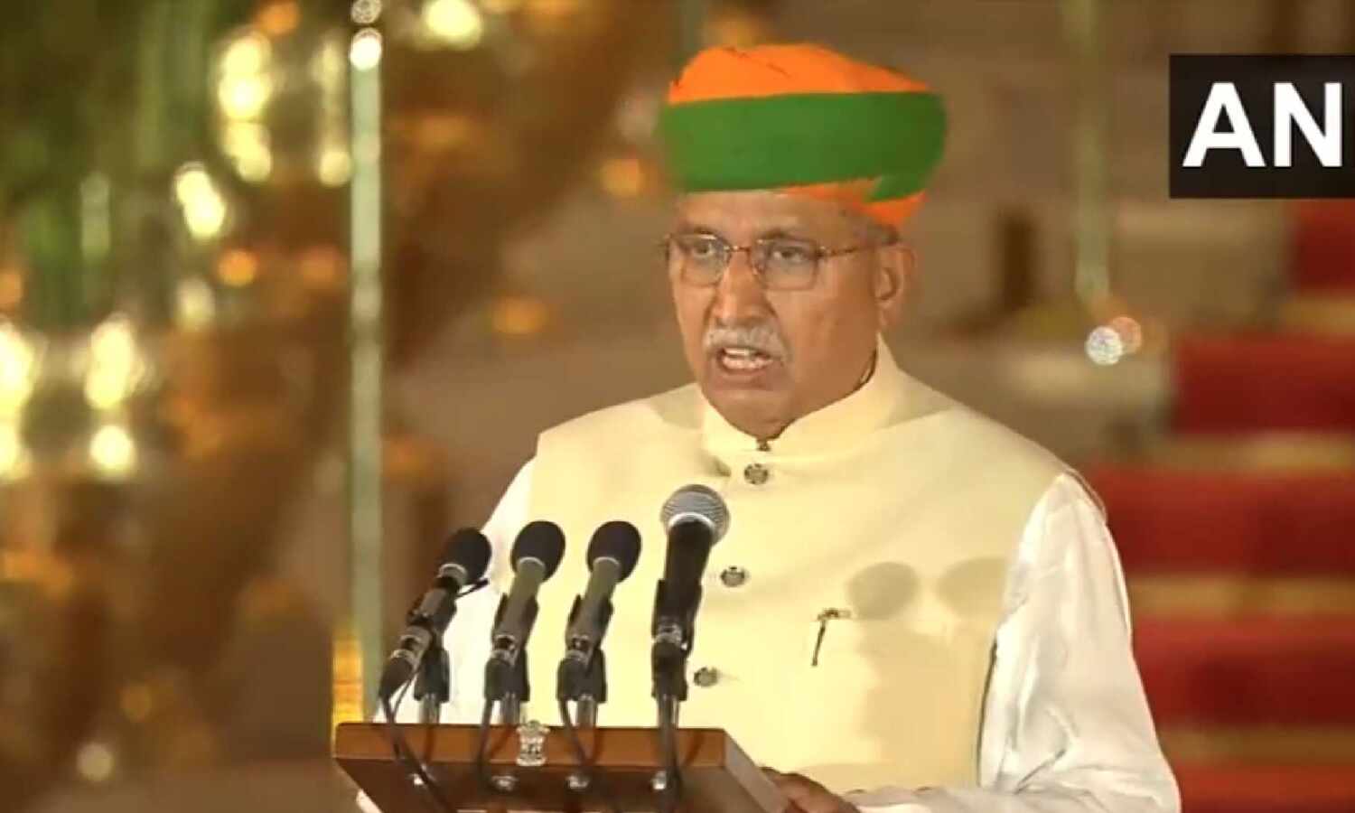  BJP leader Arjun Ram Meghwal sworn in as... ... Modi 3.0 new Cabinet HIGHLIGHTS: Narendra Modi takes oath as PM for third time, 72 ministers sworn in