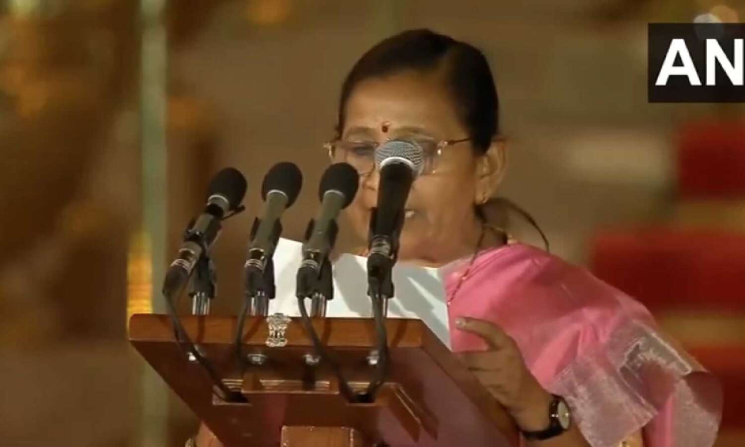 BJP leader Nimuben Bambhaniya takes oath as a... ... Modi 3.0 new Cabinet HIGHLIGHTS: Narendra Modi takes oath as PM for third time, 72 ministers sworn in