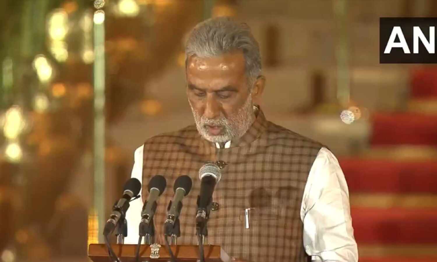 BJP leader Krishan Pal takes oath as a Union... ... Modi 3.0 new Cabinet HIGHLIGHTS: Narendra Modi takes oath as PM for third time, 72 ministers sworn in