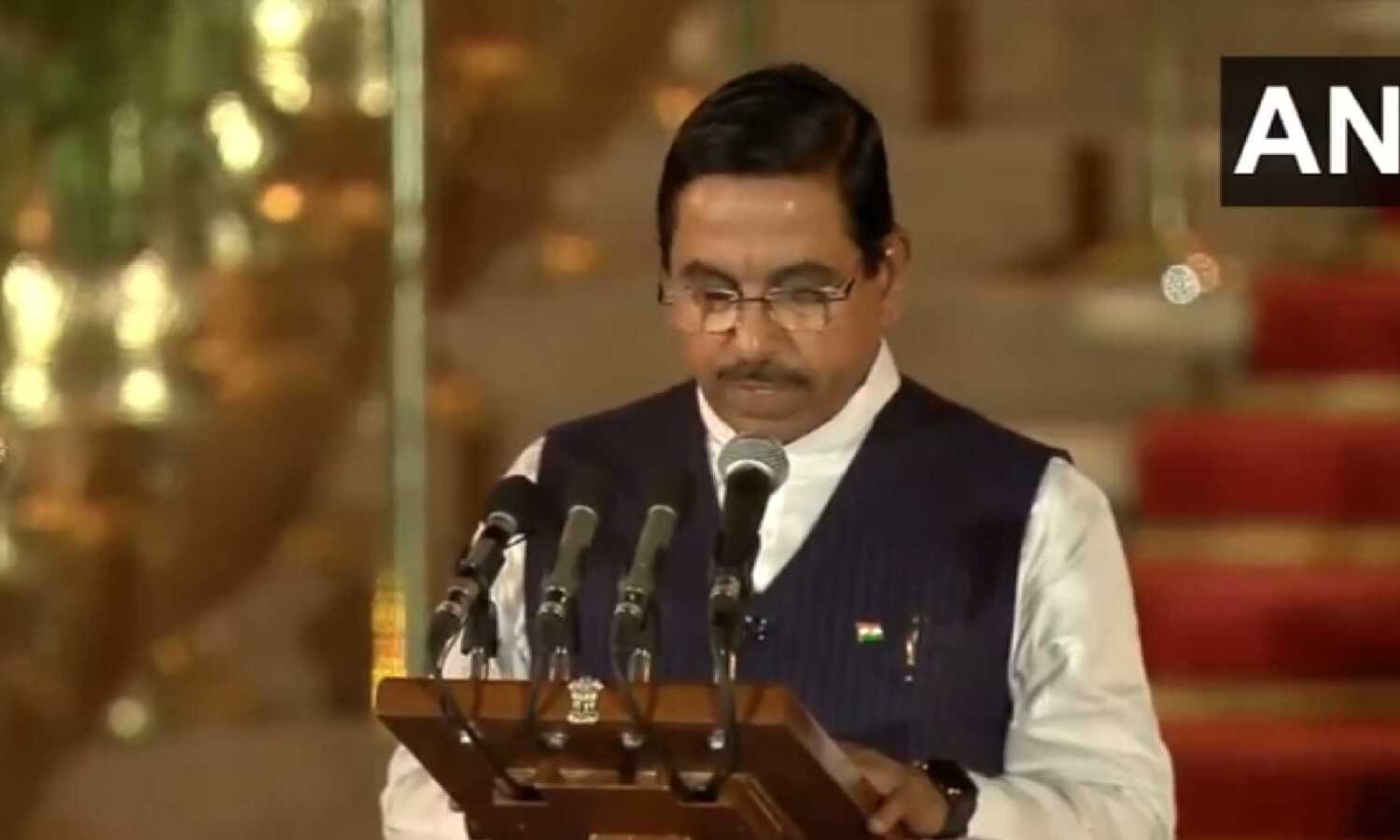 BJP leader Pralhad Joshi sworn-in as Union... ... Modi 3.0 new Cabinet HIGHLIGHTS: Narendra Modi takes oath as PM for third time, 72 ministers sworn in