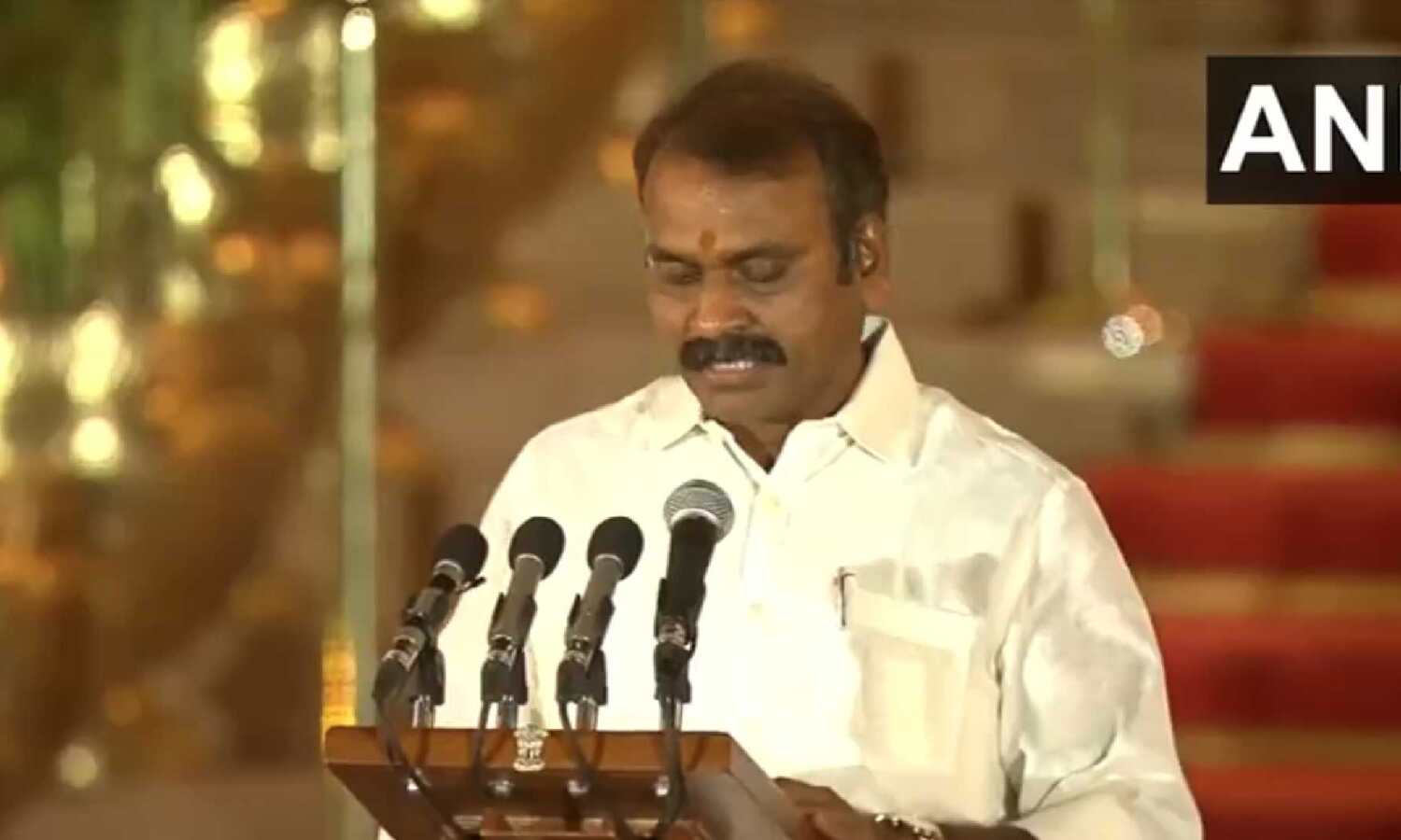 BJP leader L. Murugan takes oath as a Union... ... Modi 3.0 new Cabinet HIGHLIGHTS: Narendra Modi takes oath as PM for third time, 72 ministers sworn in