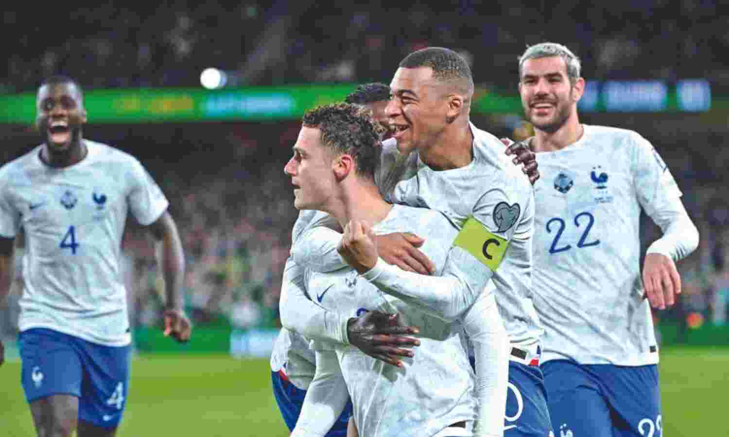 France downs Ireland in Euro qualifier